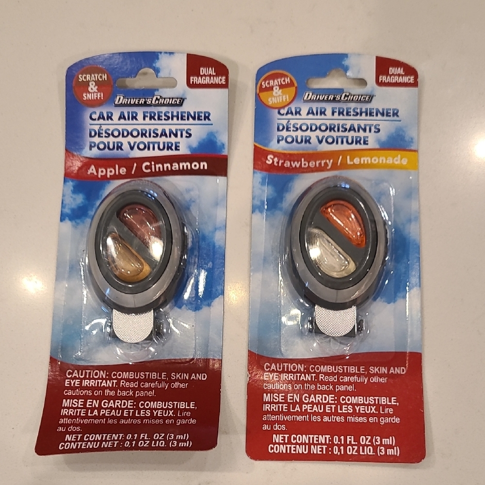Dual Fragrance Car Air Fresheners